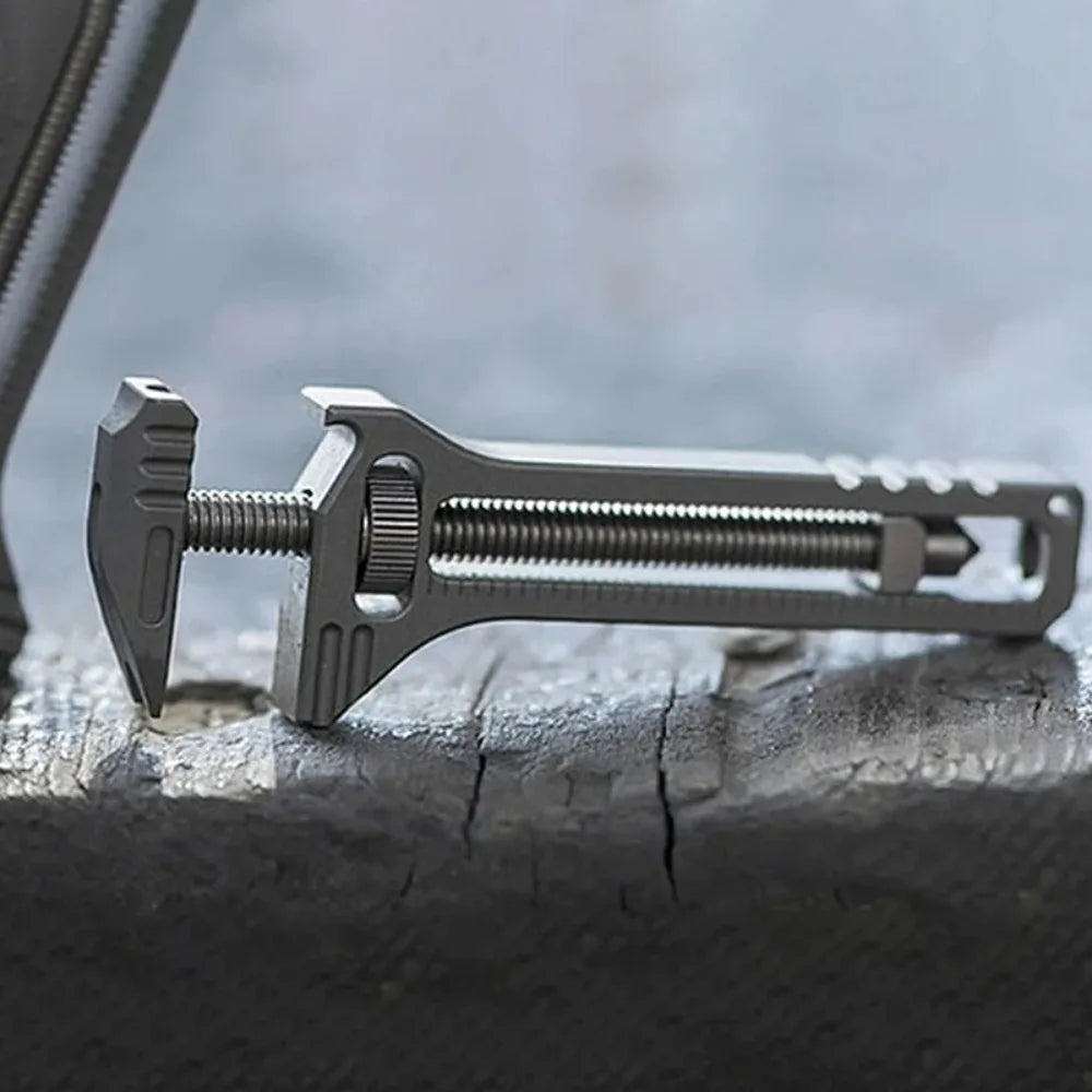 Compact EDC Multi Tool Keychain Pocket Cutter for Camping and Survival