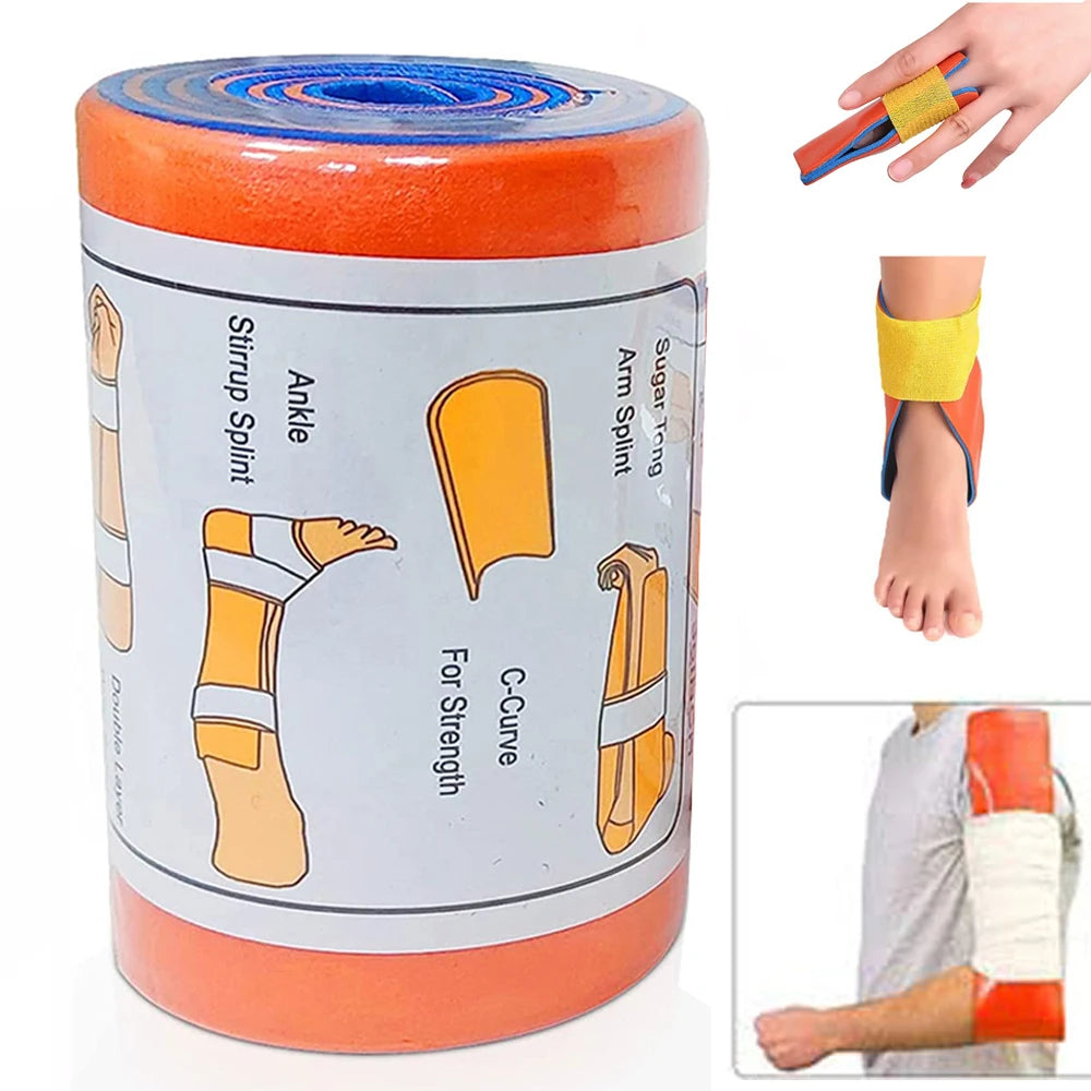 First Aid Universal Aluminum Splint Roll – Medical Survival Polymer for Emergency Kits