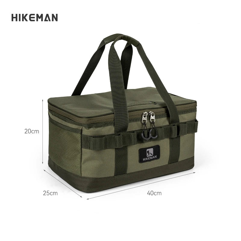 HIKEMAN 20L Outdoor Camping Storage Bag Heavy-Duty Oxford Utility Gear Tote