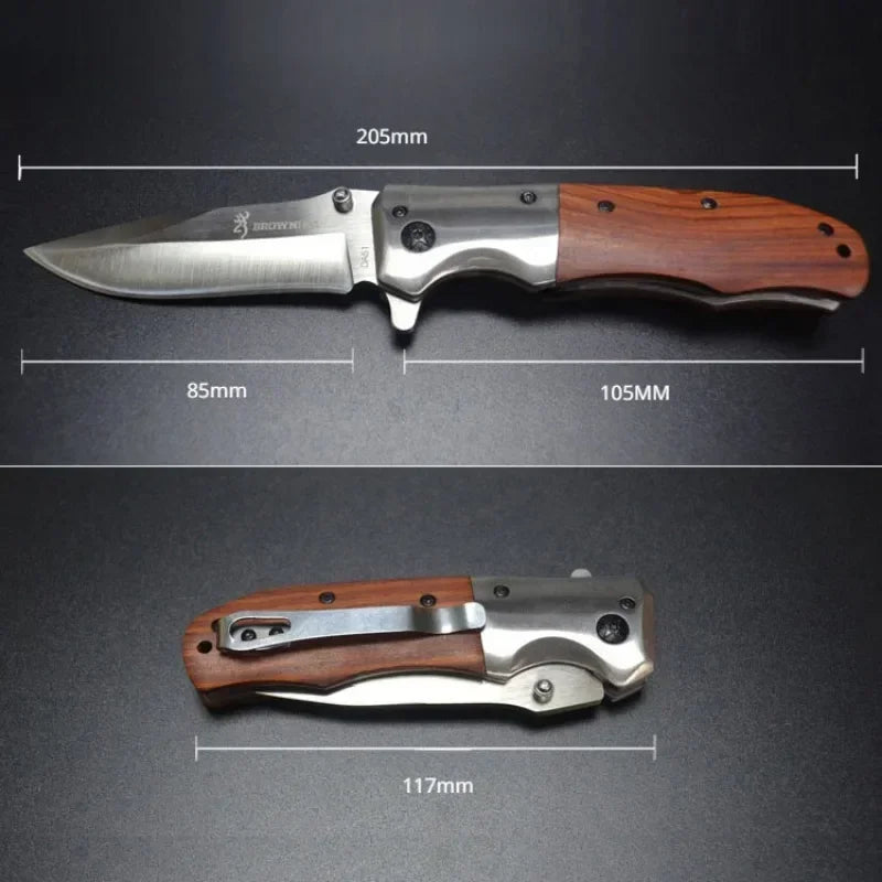 Outdoor Folding Knife – High Hardness Tactical Pocket Knife for Survival & Camping