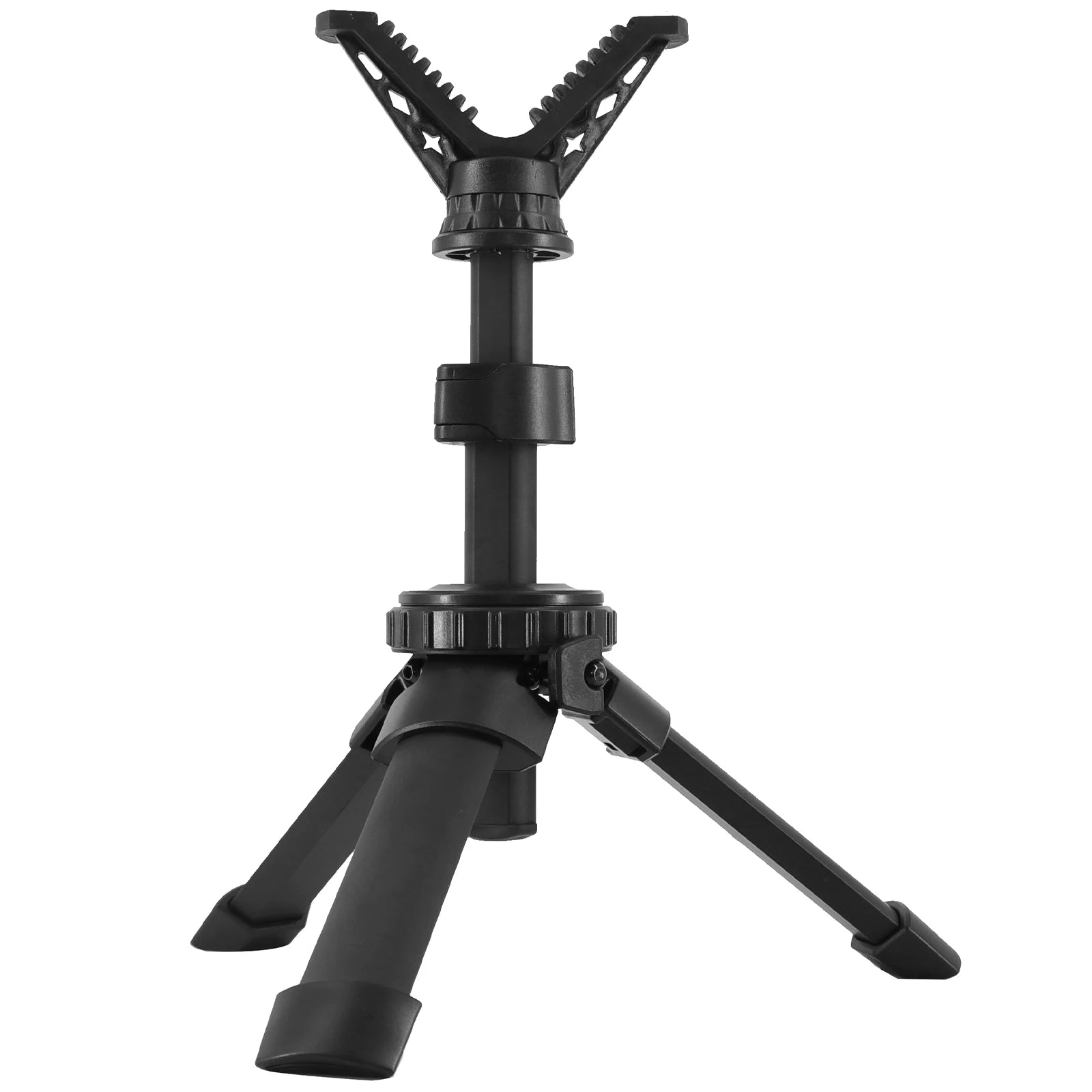 Portable Tactical Shooting Tripod – Adjustable Aluminium V Yoke Rifle Rest for Outdoor Use
