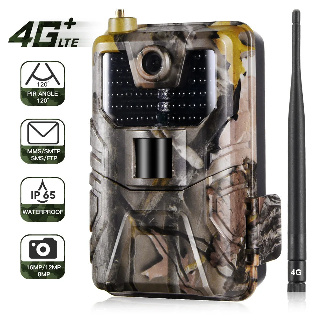 SUNTEKCAM HC900LTE 4G Trail Camera 20MP 940nm Night Vision with MMS/FTP Transmission – IP65