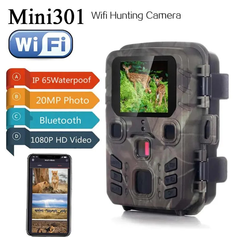 WIFI301 Wireless Trail Camera with APP Control 24MP Night Vision