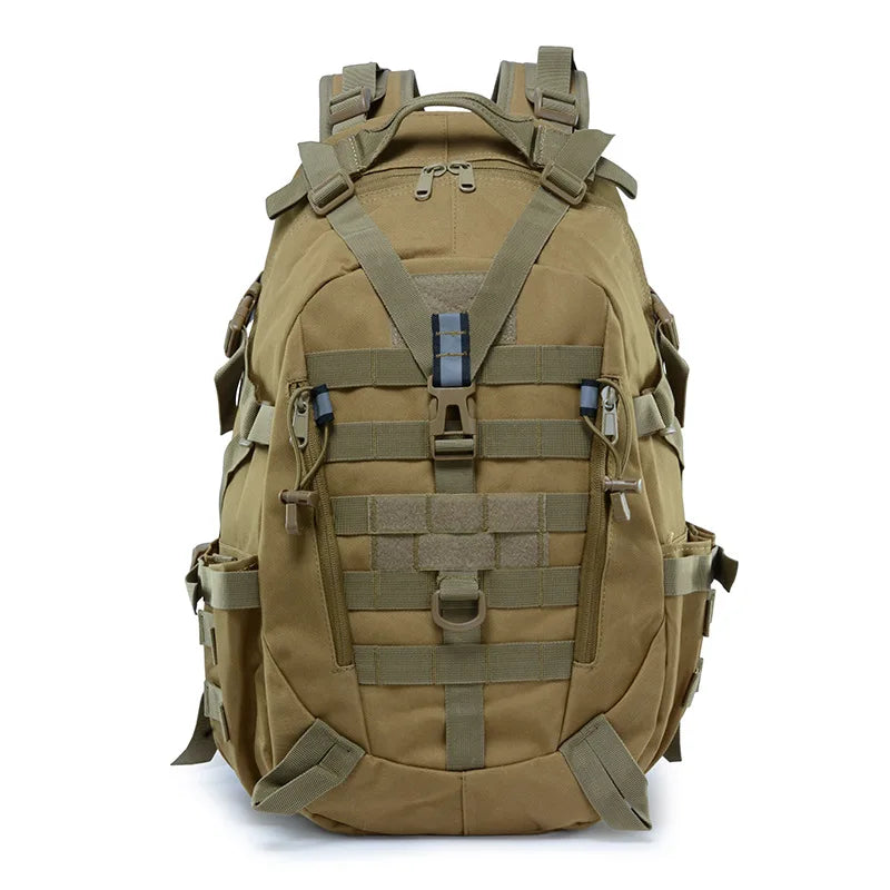 FURUKROA 40L Tactical Camping Backpack – Durable MOLLE Rucksack for Outdoor Adventures