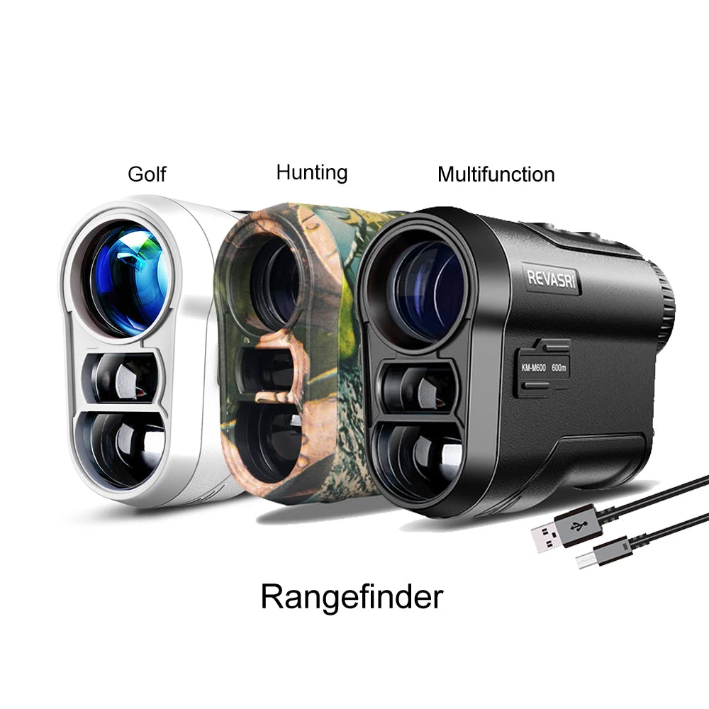 REVASRI 600m Golf Laser Rangefinder with Slope & Flag Lock