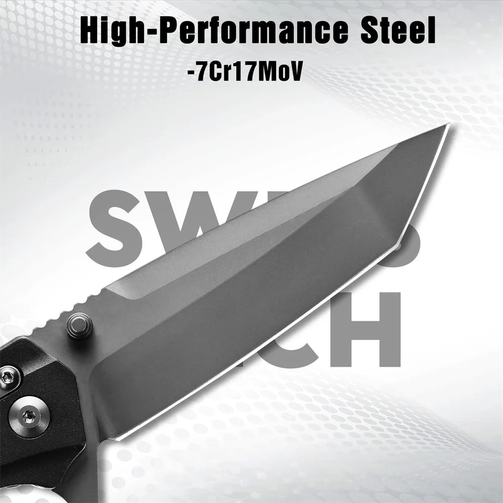 SWISS TECH Folding Pocket Knife 20.6cm Stainless Steel Outdoor Camping Tool