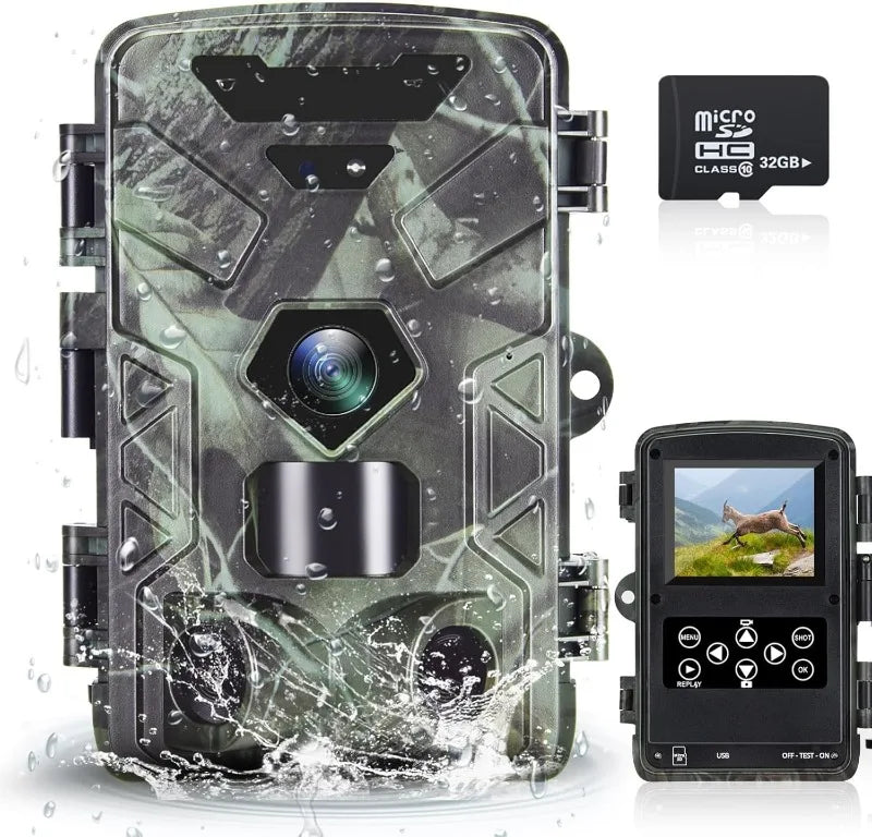 SUNTEKCAM HC-881A 24MP 2.7K Trail Camera with Night Vision & Motion Detection – IP65 Waterproof