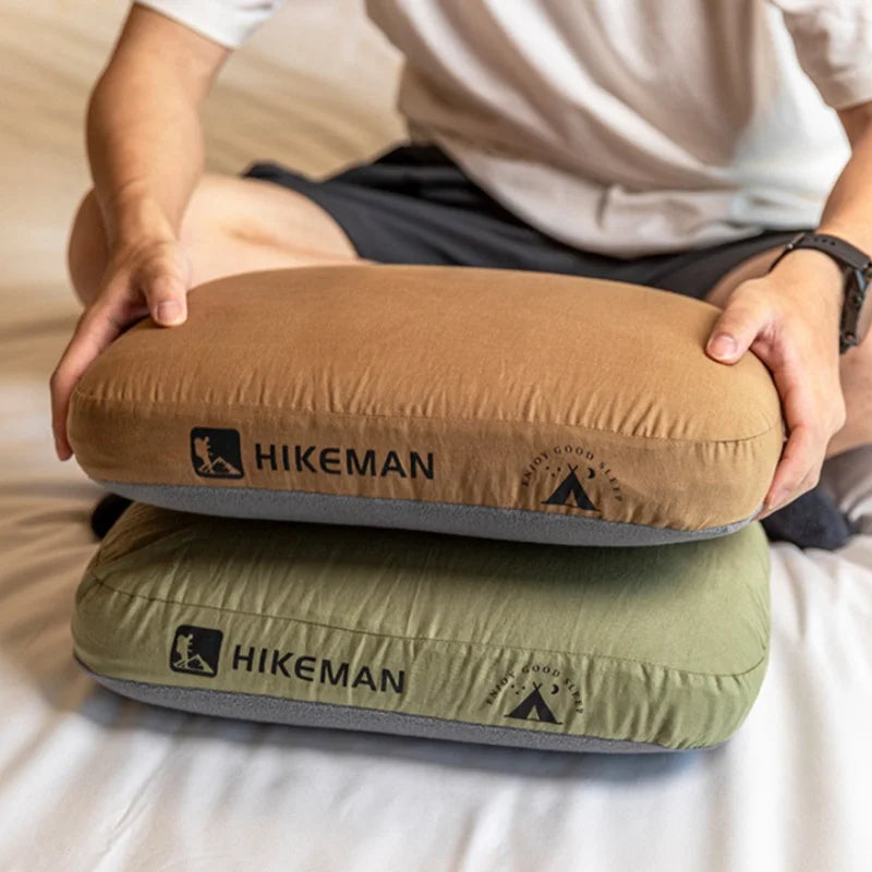HIKEMAN Deep Sleep Outdoor Camping Pillow Memory Foam Portable Travel Cushion