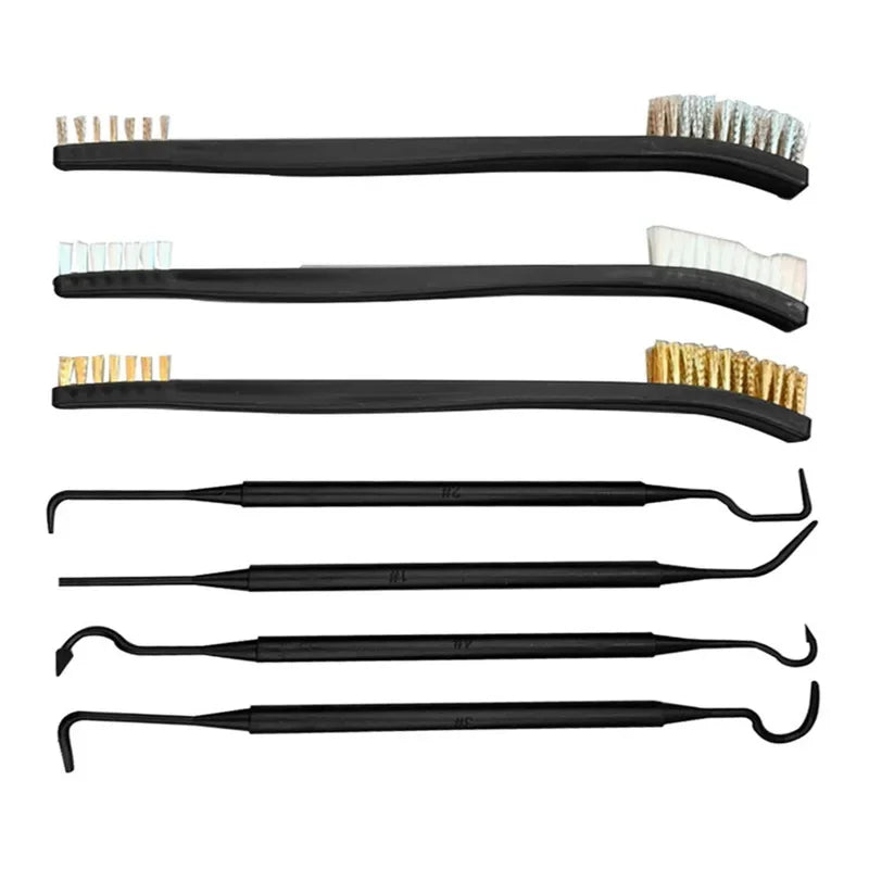 7pcs Universal Gun Cleaning Kit for Hunting and Weapon Maintenance