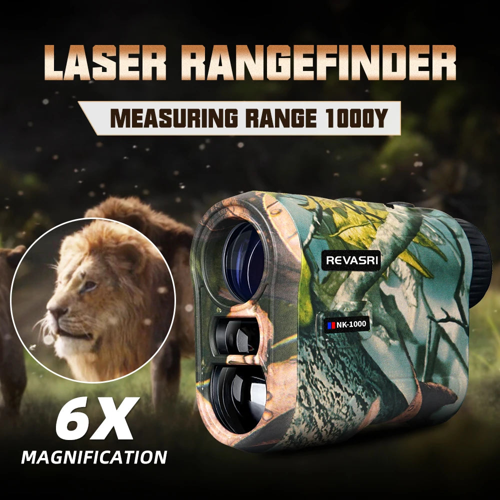 REVASRI 1000m Hunting Laser Rangefinder Rechargeable Monocular
