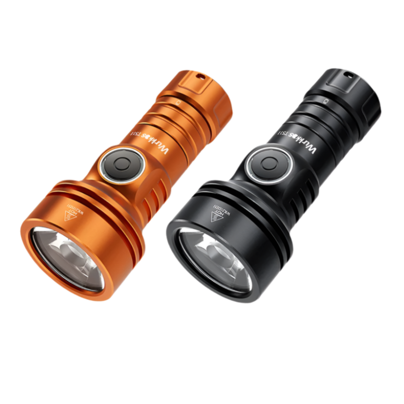 WURKKOS TS11 Mini 2000 Lumen USB-C EDC Flashlight with RGB Aux LEDs and Anduril 2.0