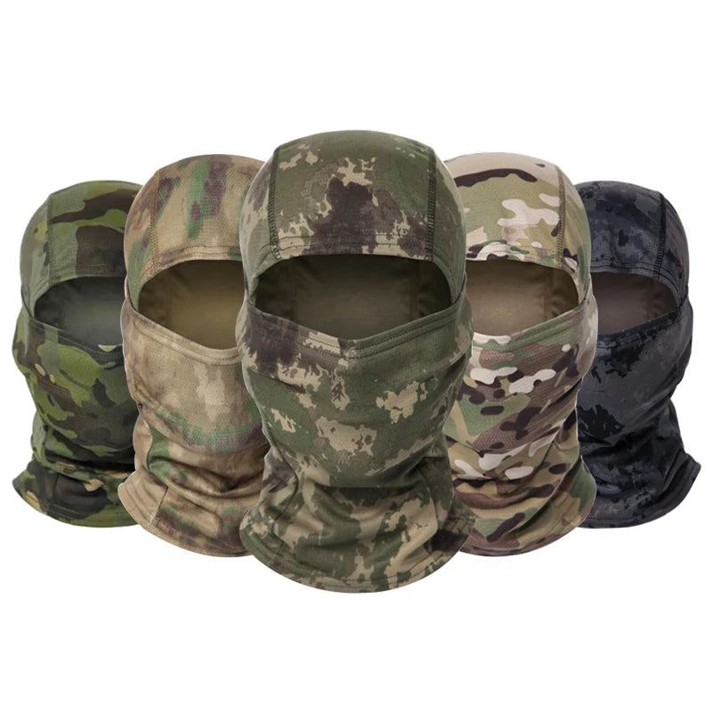 Camouflage Balaclava Full Face Mask – Outdoor Sports, Hunting, Hiking, and Skiing