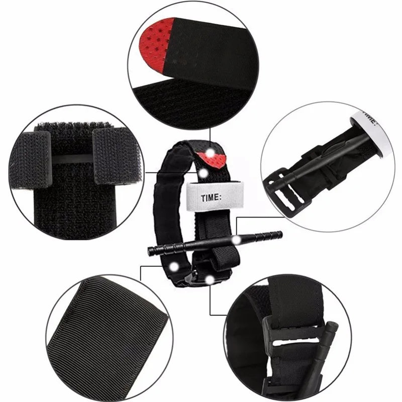 Tactical CAT Tourniquet and Trauma Medical Cutting Belt for First Aid Hemostasis