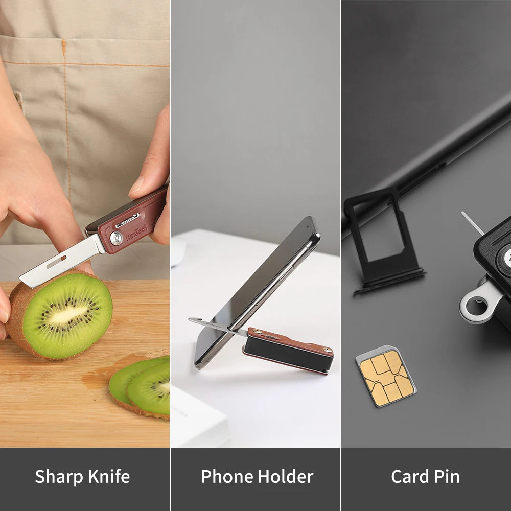 NEXTOOL 10-in-1 Folding Knife with Screwdrivers and Scissors for EDC