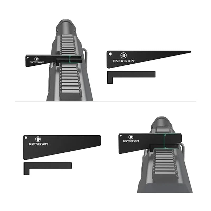 DISCOVERYOPT Scope Level Combo Kit - Precision Leveling Tool for Riflescope Mounting