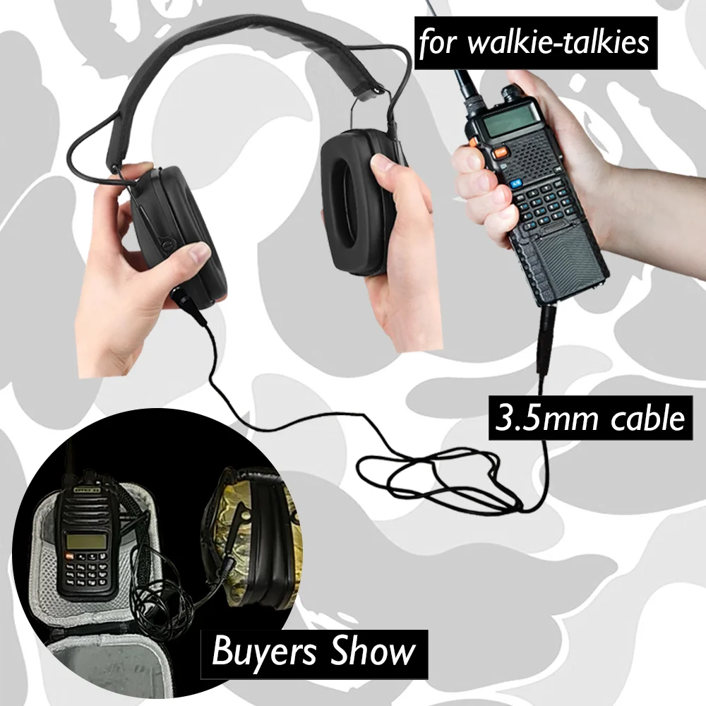 ZOHAN Electronic Shooting Earmuffs Noise Reduction Ear Protection for Hunting and Shooting