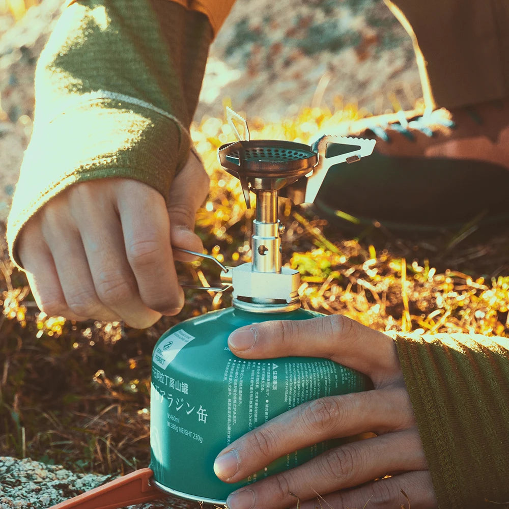 WIDESEA Portable Camping Gas Burner – Lightweight Mini Stove for Outdoor Cooking & Hiking
