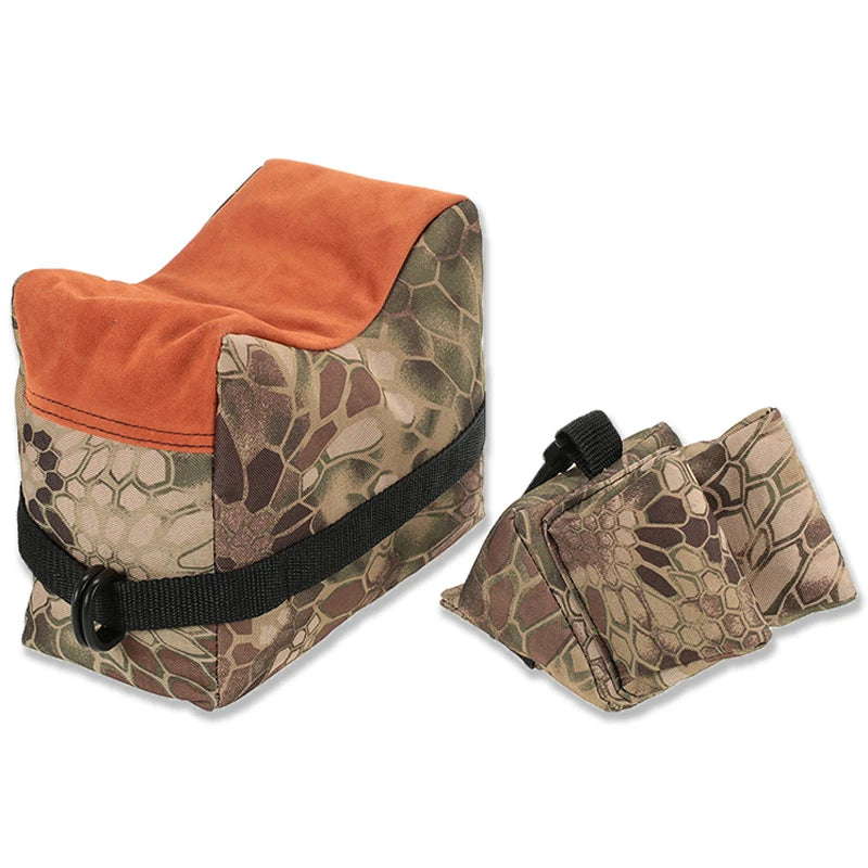 Tactical Sniper Shooting Gun Rest Bag Set – Front & Rear Unfilled Sandbag for Rifle Support