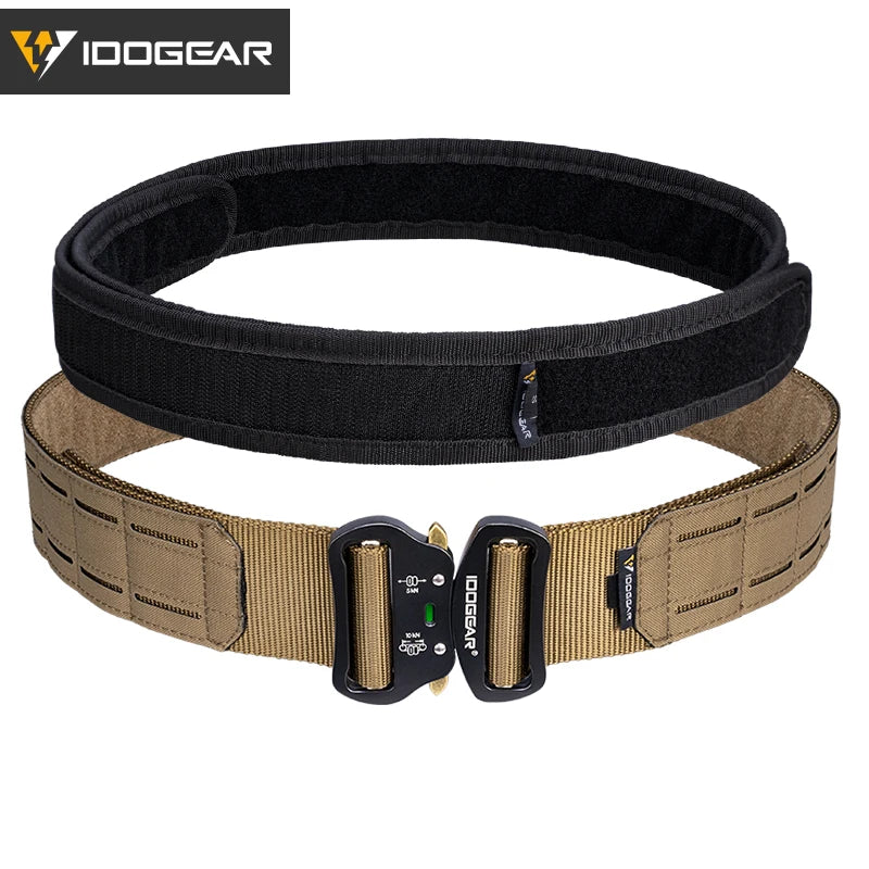 IDOGEAR 2-Inch Quick Release Belt - Black MOLLE Hunting Belt System for NZ Expeditions