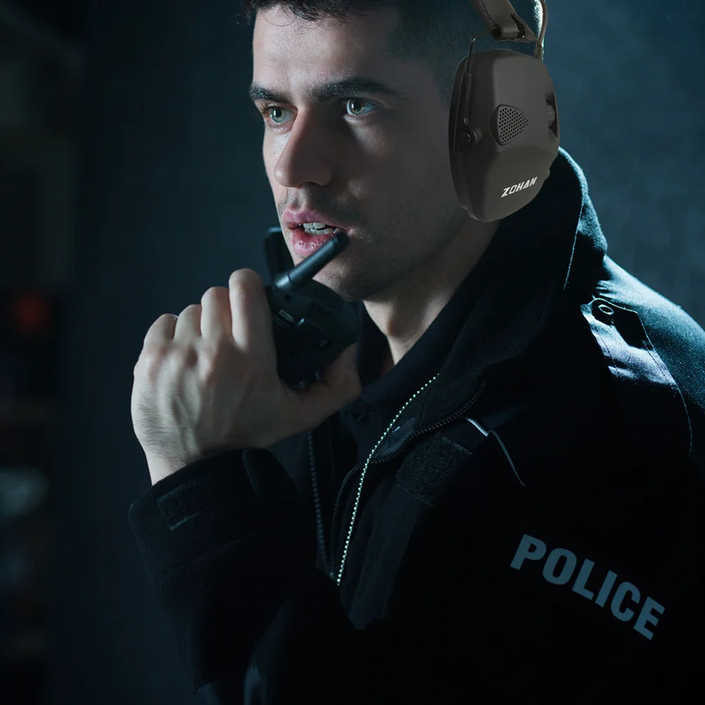 ZOHAN Electronic Shooting Earmuffs Noise Reduction Ear Protection for Hunting and Shooting
