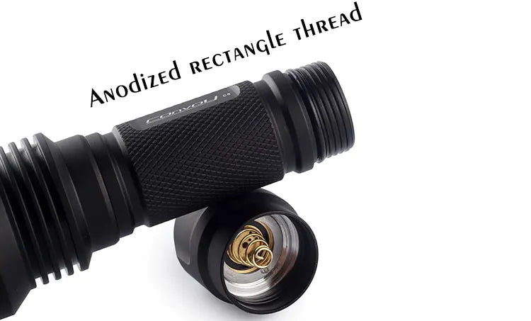 CONVOY C8 XML2 LED Flashlight - 1000 Lumen High-Performance Torch for Cycling & Outdoor Adventures