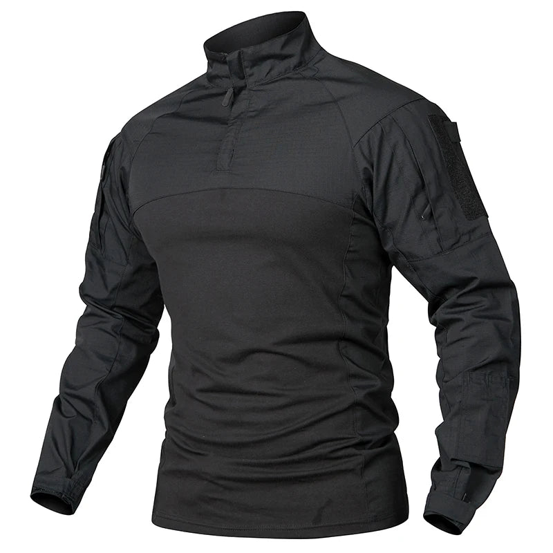 REFIRE GEAR Ripstop Camouflage Hunting Shirt - Multi-Pocket Long Sleeve Outdoor Shirt for NZ Bush Stalking