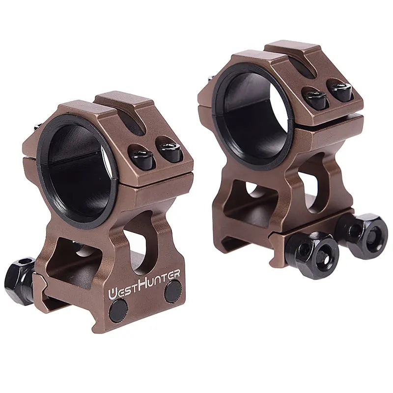 WESTHUNTER Universal Tactical Rifle Scope Mounts – Dual Rings for 25.4MM/30MM Scopes
