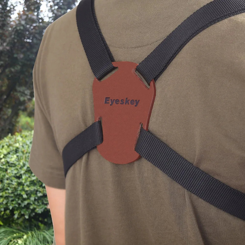 EYESKYE X-Shaped Adjustable Binocular Harness Strap for Camera and Optics Gear