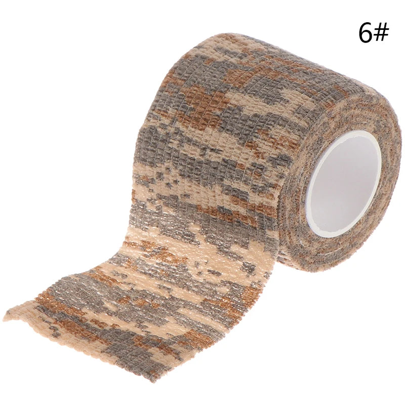 Multi-functional Camo Tape Non-Woven Self-Adhesive for Hunting and Tactical Use