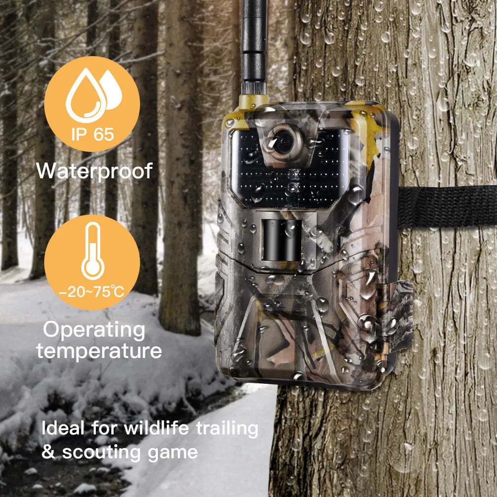 SUNTEKCAM HC900M 20MP 1080P 2G MMS SMTP Trail Camera – Wireless Night Vision Hunting Cam