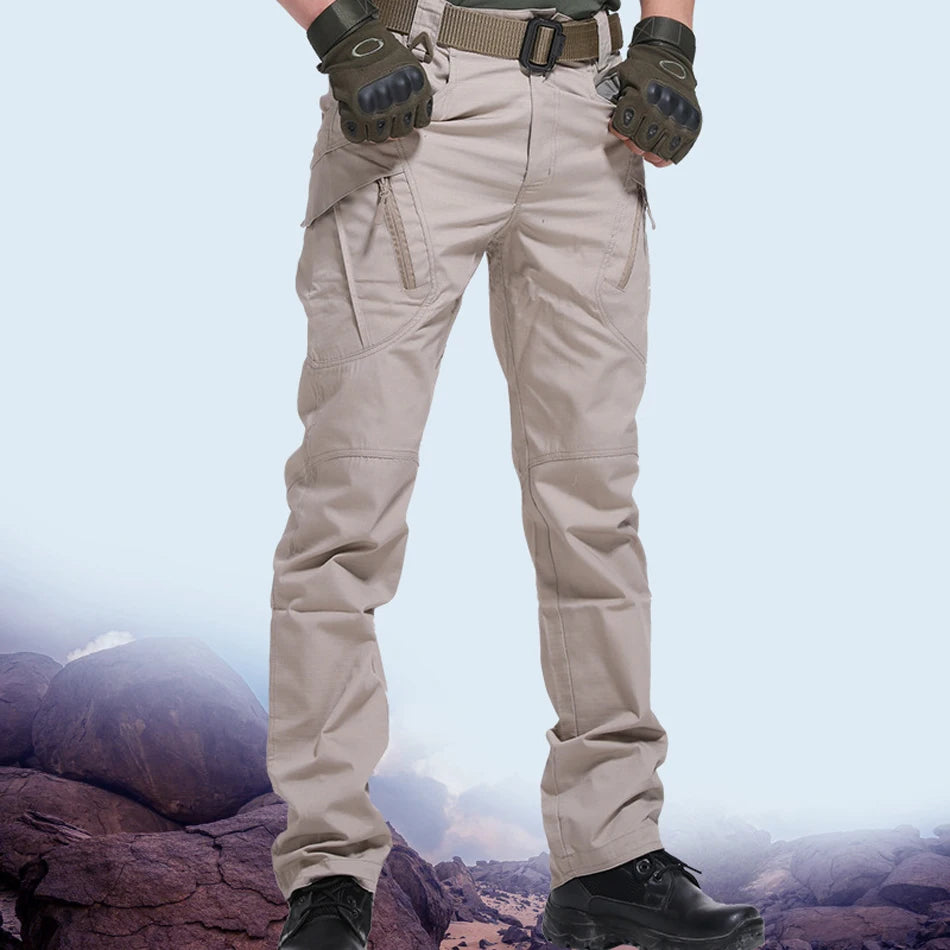 VIKTACTICAL Men's Multi-Pocket Tactical Pants - Elastic Military Urban Cargo Trousers up to 5XL