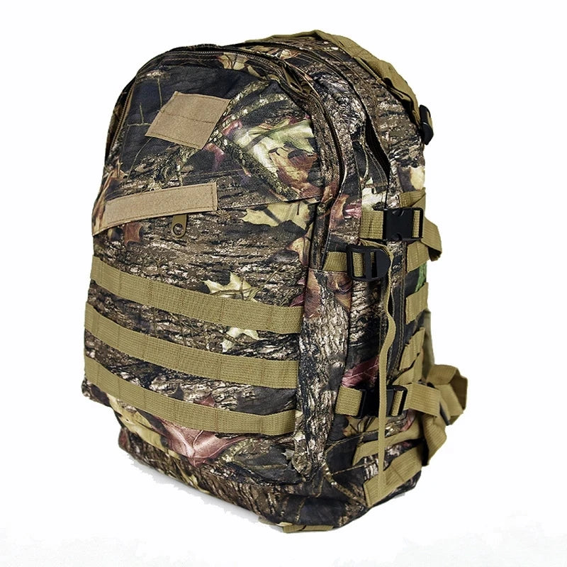 40L Waterproof Camouflage Hunting & Fishing Backpack – Durable Oxford Fabric, Double Shoulder Bag