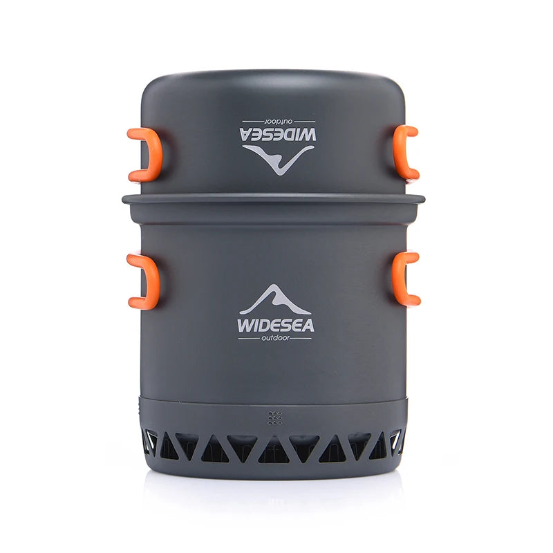 Widesea Camping Cookware Set – 1.3L/2.3L Outdoor Cooking Pot & Kettle for Hiking, Travel and Hunting