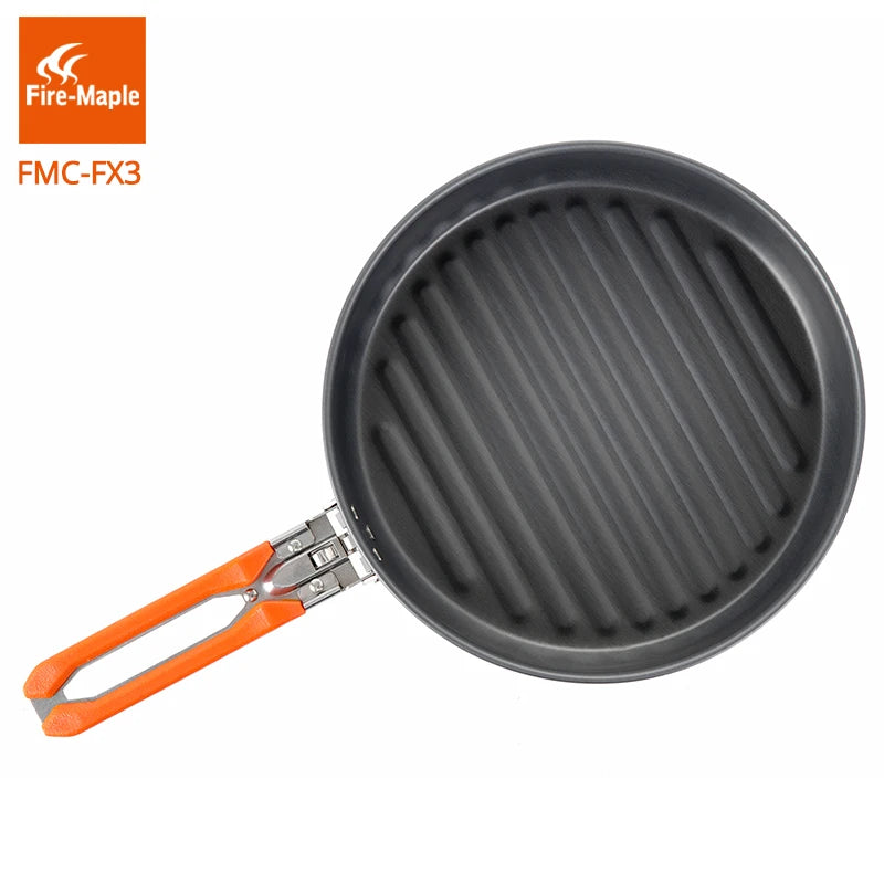 Fire Maple Feast Vulcan 0.9L Frying Pan – Portable Camping Cookware with Foldable Handle