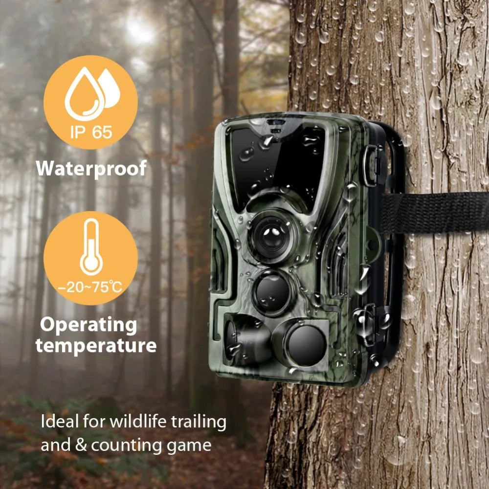 SUNTEKCAM 20MP 1080P Trail Camera with 5000mAh Lithium Battery & Night Vision