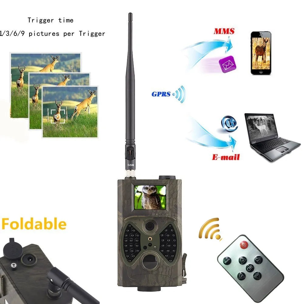 SUNTEKCAM HC300M 16MP 1080P 2G MMS Wireless Trail Camera – Night Vision Hunting Cam