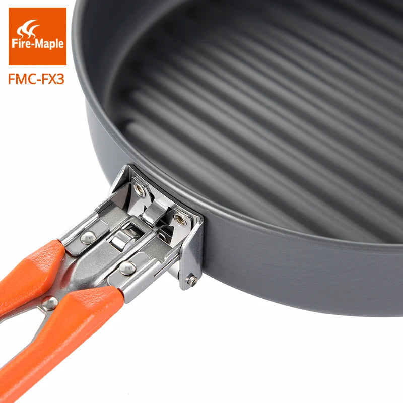 Fire Maple Feast Vulcan 0.9L Frying Pan – Portable Camping Cookware with Foldable Handle