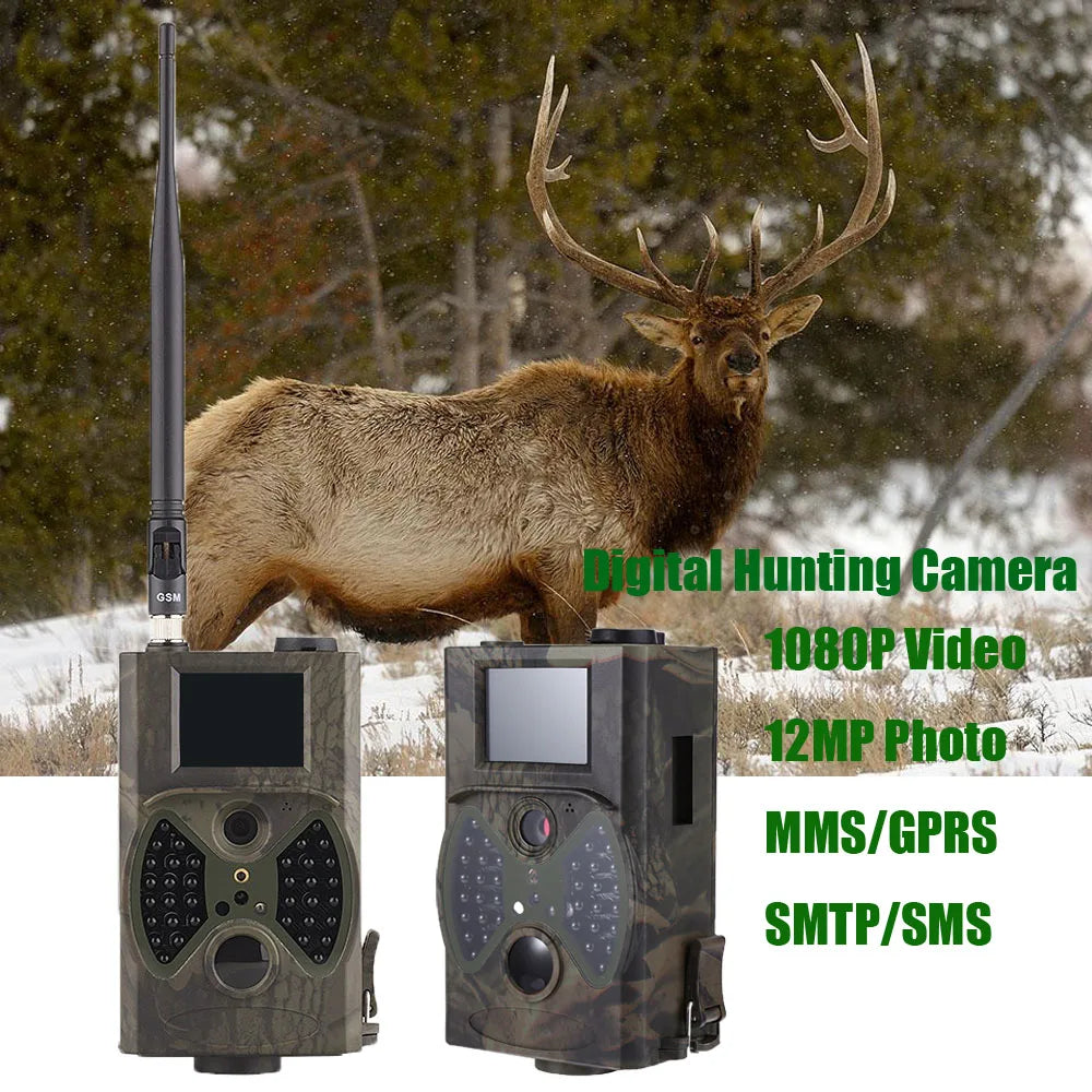 SUNTEKCAM HC-300M 16MP 1080P Cellular Trail Camera – 2G MMS SMS SMTP Wireless Night Vision Hunting Camera