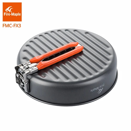 Fire Maple Feast Vulcan 0.9L Frying Pan – Portable Camping Cookware with Foldable Handle
