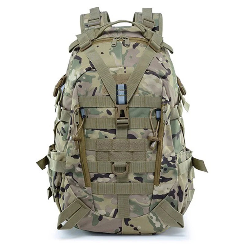 INOXTO 35L Military Tactical Backpack – Waterproof MOLLE Rucksack for Camping and Hiking