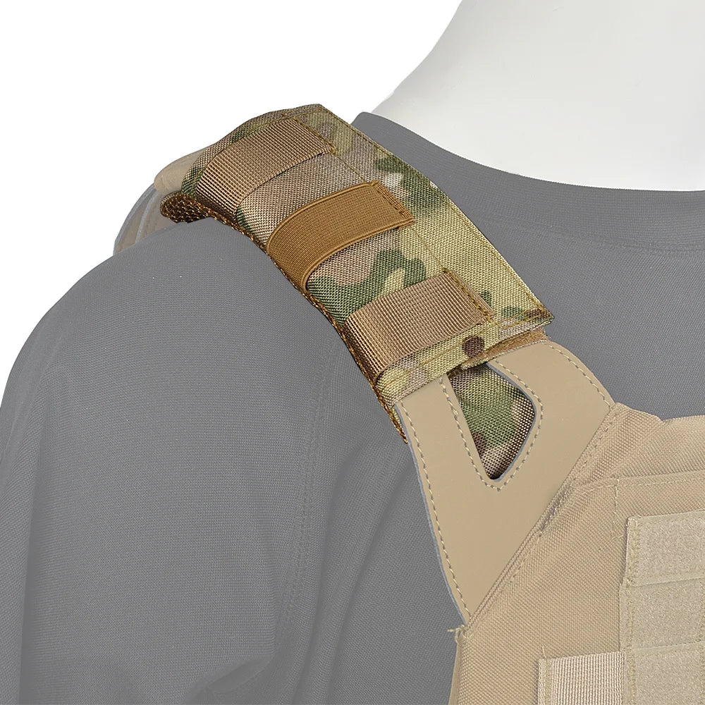 TACTIFANS Tactical Vest Shoulder Pads – Padded Strap Cushions for Plate Carriers