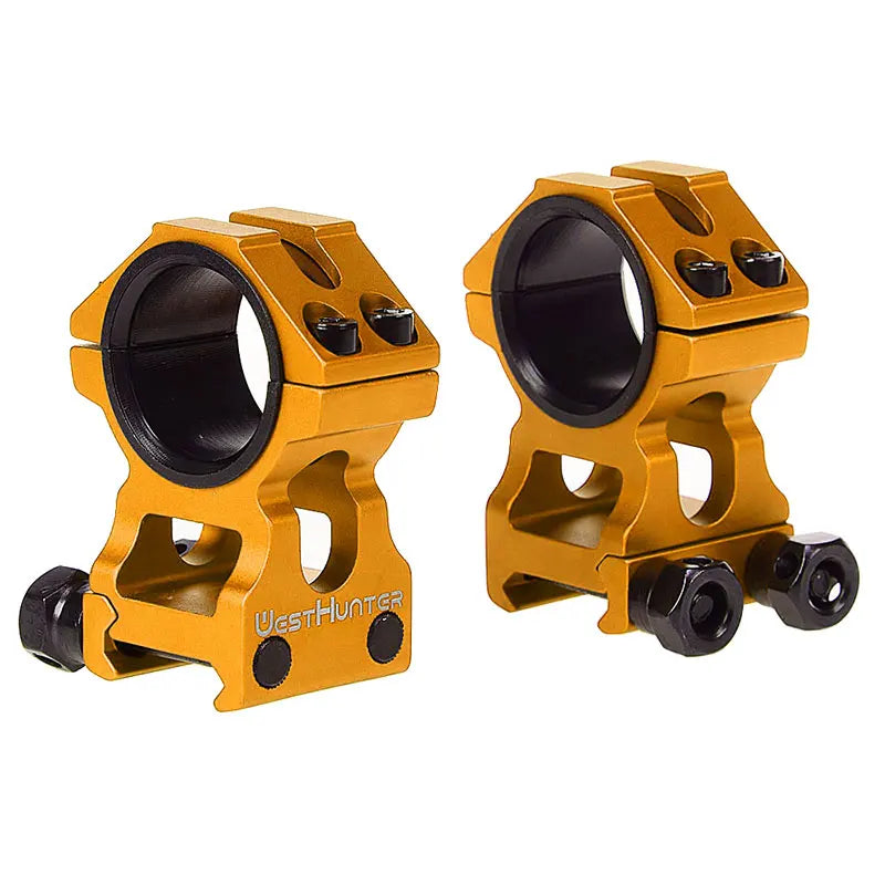 WESTHUNTER Universal Tactical Rifle Scope Mounts – Dual Rings for 25.4MM/30MM Scopes