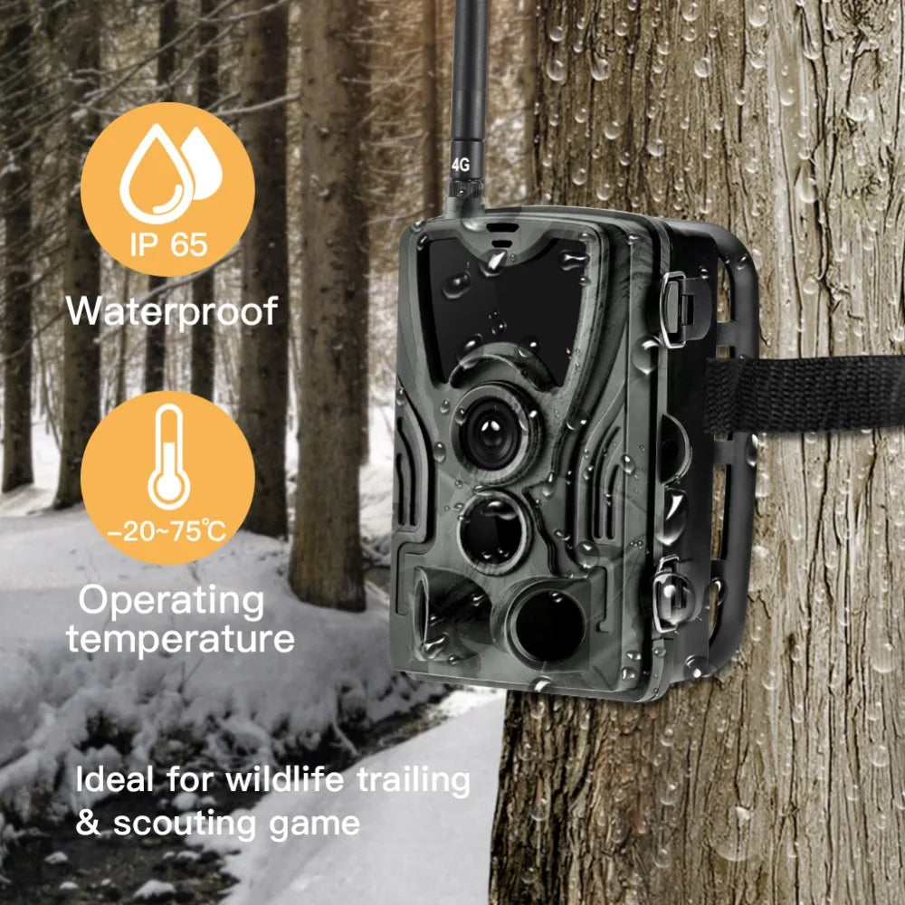 SUNTEKCAM 4G Trail Camera HC801PRO – 30MP 4K Wireless Hunting & Surveillance Cam