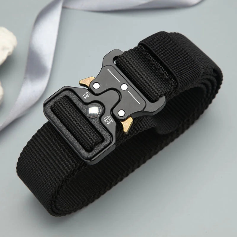 FENRUIEN Tactical Nylon Canvas Belt Multifunctional Buckle