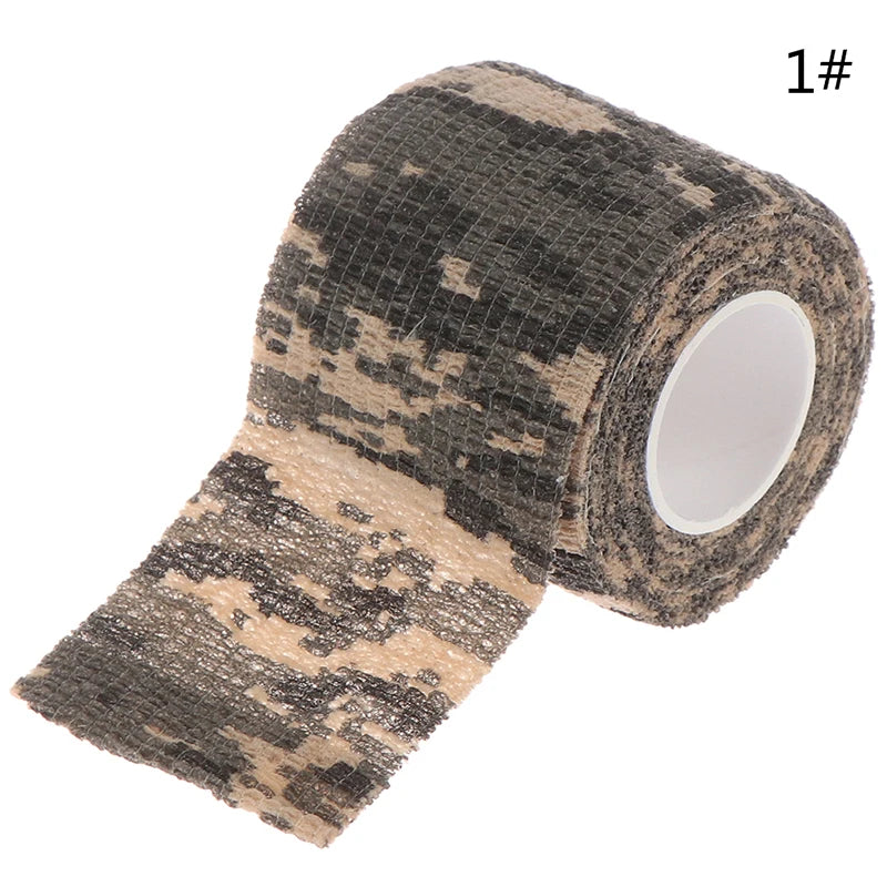 Multi-functional Camo Tape Non-Woven Self-Adhesive for Hunting and Tactical Use