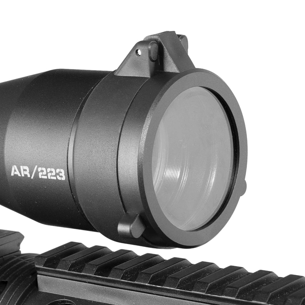 FIRE WOLF Translucent Quick Flip Rifle Scope Lens Cover FW22-TGTM01