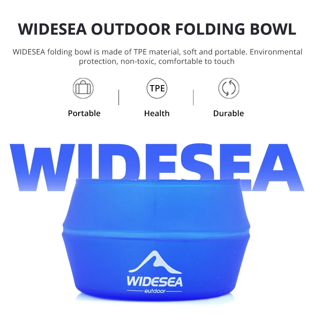 WIDESEA Camping 250ml Soft Folding Cup – Portable Outdoor Mug for Hiking & Backpacking