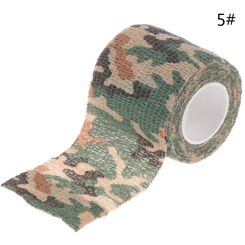 Multi-functional Camo Tape Non-Woven Self-Adhesive for Hunting and Tactical Use