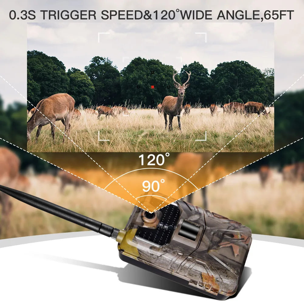 SUNTEKCAM HC900M 20MP 1080P 2G MMS SMTP Trail Camera – Wireless Night Vision Hunting Cam