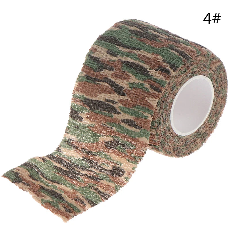 Multi-functional Camo Tape Non-Woven Self-Adhesive for Hunting and Tactical Use